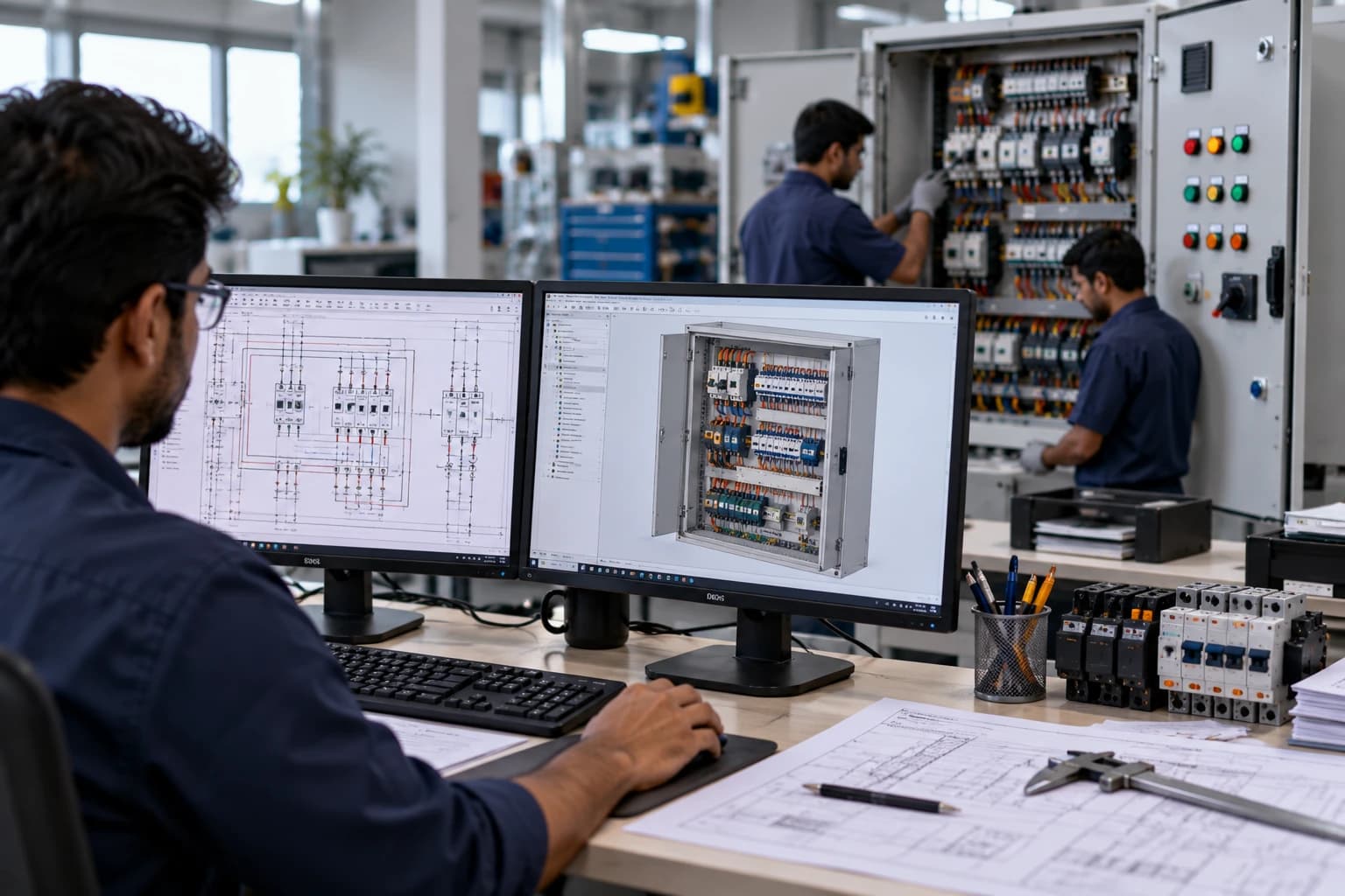 Industrial electrical control panel design and engineering